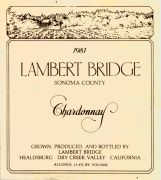 Lambert Bridge_chardonnay 1981